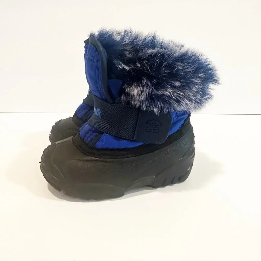 Kamik Blue Snow Boots sz 5 toddler Waterproof Insulated Winter Boots